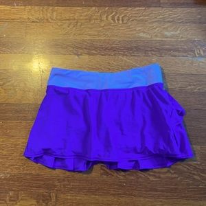Lululemon purple ruffle tennis skirt